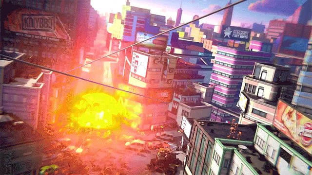 Gameplay Sunset Overdrive.